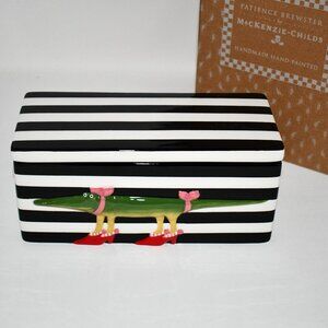 Patience Brewster Gloria Alligator Tray: #08-41164NWT Details: Dolomite ceramic